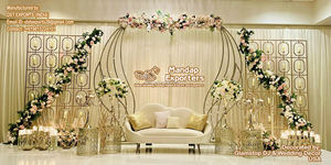 Candelabros de Metal para decoración de bodas, paredes de vela para eventos de boda al aire libre, elegantes, de nuevo diseño - Product Image 6