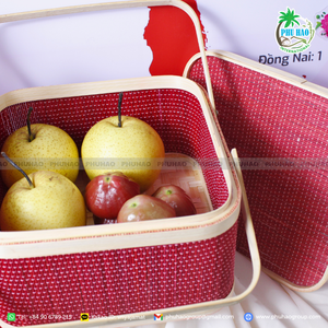 Hot Selling Bamboo <b>Gift</b> <b>Baskets</b>: The Stylish and Sustainable Alternative to Traditional Wrapping with High Quality - Product Image 5