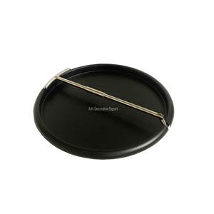 Handmade New Design Stainless Steel Metal Balancing Serving Tray with Elegant Handle for Coffee <b>Tea</b> <b>Service</b> Restaurants Hotels - Product Image 1