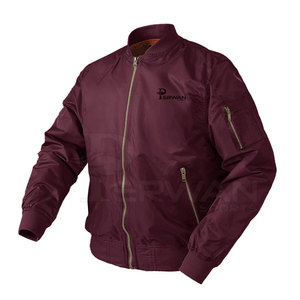 Blouson aviateur en toile respirante et élégante de qualité supérieure pour hommes, léger et imperméable, à col montant-Produit d'hiver le plus vendu - Product Image 2