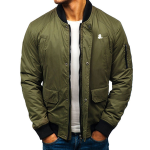 Custom Logo Bulk Quantity High Quality <b>Men</b> Bomber <b>Jacket</b> OEM Service Custom Made <b>Light</b> Weight Bomber <b>Jacket</b> for <b>Men</b> - Product Image 4