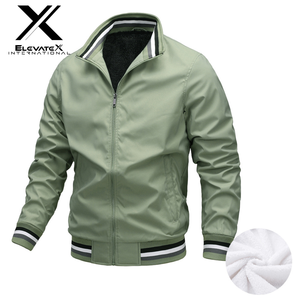 Customizable <b>Lightweight</b> <b>Men's</b> Golf <b>Jacket</b> Casual <b>Summer</b> Polyester Bomber with Waterproof Canvas Hood New Condition - Product Image 3