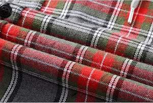 Camisa de Franela con Capucha y Diseño de Logotipo Personalizado 2026 para Hombre, Camisas a Cuadros, Sudadera con Capucha de Manga Larga, Chaqueta con Botones, Camisa de Hombre - Product Image 2