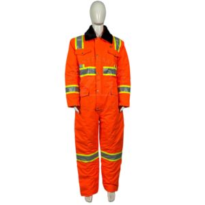 Overol de Trabajo de Alta Visibilidad con Logotipo Personalizado, Talla Grande, ANSI Clase 2, Antibacteriano, Impermeable, Ignífugo, Transpirable, Duradero, con LED - Product Image 1