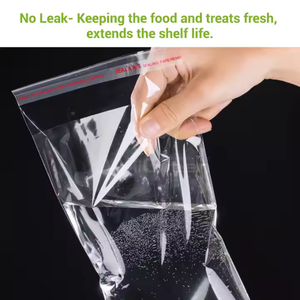 Sacs en plastique PP refermables approuvés par le FDA pour les oignons, l'emballage de salade de légumes verts à feuilles poly sac de légumes pour l'épicerie - Product Image 5