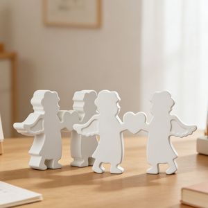 Molde <span class=keywords><strong>de</strong></span> Resina Epoxi para Adorno <span class=keywords><strong>de</strong></span> Ángel con Corazón <span class=keywords><strong>de</strong></span> <span class=keywords><strong>De</strong></span> Yi Yang Yang, Molde <span class=keywords><strong>de</strong></span> <span class=keywords><strong>Silicona</strong></span> para Yeso con Combinación <span class=keywords><strong>de</strong></span> Ángel y Niño - Product Image 4