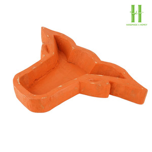 BEST SELLER Wholesaler ODM Rustic Orange Acacia Bull <b>Dough</b> <b>Bowls</b> for Decoration Candle Pouring Rustic <b>Dough</b> <b>Bowl</b> From Vietnam - Product Image 2