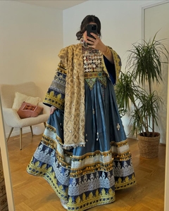 Pakistani Afghani <b>Dress</b> New Trending Pakistan Made <b>Long</b> Frock Beautiful <b>for</b> <b>Eid</b> From WS INTERNATIONAL Beautiful Suit 612 - Product Image 6
