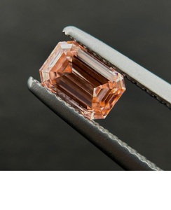 0,62 CT VS Clarity F Color Lab Grown Esmeralda Corte Diamante Anillo de compromiso Corte brillante redondo con certificado IGI - Product Image 5