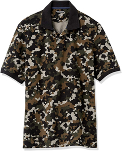 Ajuste seco de alta calidad personalizado para hombres para Polos Rendimiento de poliéster de rayas lisas con logotipo impreso digital - Product Image 2