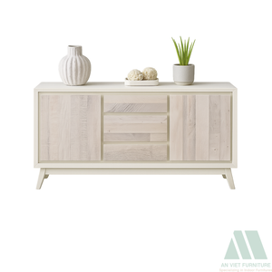 Nội thất gia đình hiện đại đặt tủ gỗ cho phòng ăn-Lắp ráp dễ dàng bộ đồ ăn nhiều mảnh bằng gỗ Meta - Product Image 2