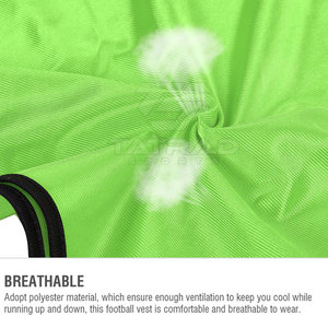 Maillots d'entraînement de football personnalisés avec logo imprimé, légers, imperméables, à séchage rapide et respirants pour le sport - Product Image 5