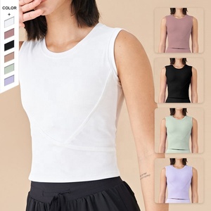 Top Deportivo de Gimnasio para Mujer, Personalizado para Hermandades, con Copa Fija, Efecto Reductor, Cintura Alta y Elástico, para Entrenamiento, Fitness y Yoga - Product Image 2