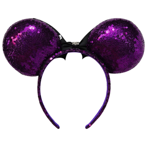 OEM/ODM Customizable Mickey Minnie <b>Mouse</b> Sequin Headbands Direct Factory Price for Hair Accessory Bat/Bow - Product Image 3