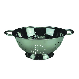 Passoire de cuisine en acier inoxydable avec poignée et base antidérapante passoire sèche pour laver les fruits et légumes - Product Image 4