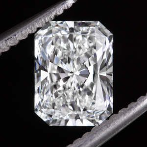 IGI y para GIA Certified 1 CT Radiant Cut Lab Grown Diamond VVS2 Clarity Piedra de compromiso suelta - Product Image 1