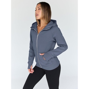 Logo personnalisé haute qualité 100% coton femmes mode poids lourd surdimensionné pull à capuche style décontracté pour l'hiver et l'automne - Product Image 5