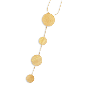 Collana con ciondolo CUCOCUCA YXQ 55 in acciaio inossidabile placcato oro, perfetta per abiti da sposa e outfit quotidiani, spedizione in UE in 48 ore. - Product Image 1