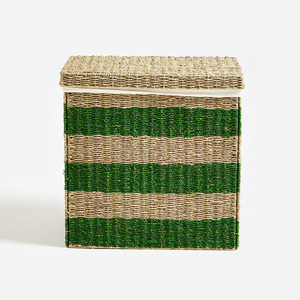 Premium quality sea grass storage <b>basket</b> top selling seagrass <b>baskets</b> bins <b>weave</b> straw bin - Product Image 5