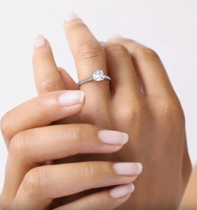 10k or jaune, or rose et or blanc coussin coupe laboratoire cultivé diamant bague de mariage coussin coupe diamant bagues de fiançailles cadeau pour - Product Image 6