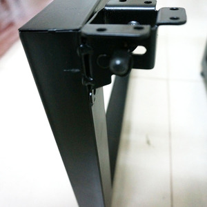 CHB68003-Industrial Style <b>Folding</b> Iron <b>Table</b> Legs 32cm Powder-Coated Black for <b>Dining</b> & Hospital Furniture - Product Image 2