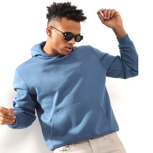 Latest Style <b>Men's</b> Heavy Weight Thick <b>Hoodies</b> Custom Logo Cotton Fleece Plain Dyed Clothing for Winter Wholesale Available - Product Image 1