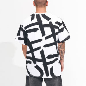 Servicio OEM, Camisetas Lisas con Gráficos Personalizados para Hombre, Cuello Redondo y Corte Holgado, Camisetas para Hombre, las Más Vendidas en Línea - Product Image 2