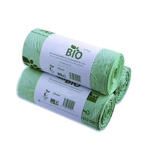 GRVs Biohazard Compostable PLA Biodegradable Garbage <b>Bags</b> with Vest Handle and Customized Color for Medical <b>Waste</b> Disposal - Product Image 4