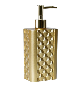 Distributeur de savon de salle de bain en métal avec pompe pour comptoir fait main - Product Image 3