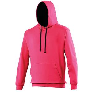 Chaqueta de invierno para hombre al por mayor, forrada, acogedora, de felpa francesa, con logo impreso frontal, cortavientos y ecológica con capucha - Product Image 3