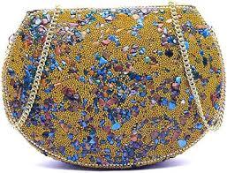 Elegant <b>Mosaic</b> Women Clutch Bag Luxury Wedding Accessory for Modern and Traditional Outfits for Evening and Party Wear - Product Image 3