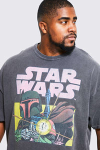 <b>Mens</b> Streetwear Oversized T Shirt Washed Grey Graphic Tee Vintage Style Hip Hop Casual Loose Fit Cotton <b>Top</b> - Product Image 6