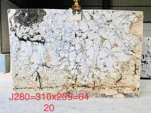 Caravelas Gold Luxury Polished Stone <b>Big</b> Slab for Modern Apartment Applications - Product Image 3