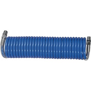 RIEGLER Spiral <b>Rubber</b> Hose 6 mm Inner Diameter 8 mm Outer Diameter 5 m Length R 1/4 Roll - Product Image 1