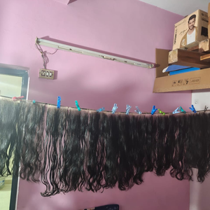 Cheveux humains vierges brésiliens ondulés 4/4 Closure, magnifiques, courts, d'origine sud-indienne, pour perruques à double trame à la machine et à la dentelle - Product Image 4