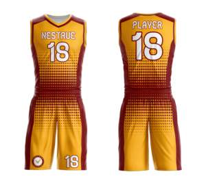 Uniformes de basket-ball à sublimation sur mesure ensemble complet short en jersey concevez votre propre équipe porter respirant à séchage rapide pour adultes et enfants - Product Image 1