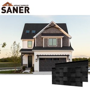 عينة مجانية من ألواح الأسفلت المغلفة للأسقف مع ضمان 50 عامًا، بلاط من الألياف الزجاجية مزدوج الطبقة معتمد من ASTM للأسقف الحديثة - Product Image 5