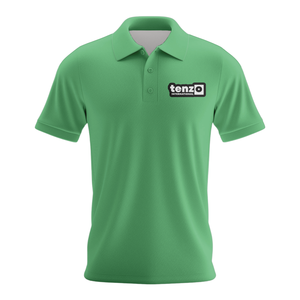 เสื้อโปโลผู้ชายทันสมัย ผ้าโพลีเอสเตอร์ผสมคอตตอน แขนครึ่งตัว ทรงปกติ เหมาะสำหรับเล่นกอล์ฟ ปักโลโก้ สวมใส่สบาย ผลิตโดยผู้ผลิต - Product Image 1