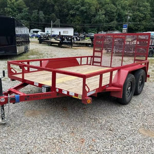 Rampe de remorque utilitaire certifiée CE, marque personnalisée, 83x12, 7K, cadre en acier, plancher durable, essieux de 3500 lb (1633 kg) pour - Product Image 5