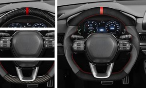 พวงมาลัยคอมโพสิตปลอมแบบกำหนดเองผสมผสานความแข็งแกร่งและความสว่างเพื่อประสบการณ์การขับขี่ที่ดีขึ้นสำหรับ MK6 Honda CRV - Product Image 6