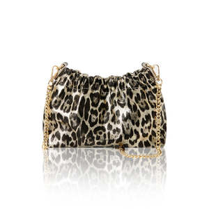 Sac à bandoulière italien en cuir véritable imprimé léopard-PS600-sacs de soirée à la mode pour femmes - Product Image 5