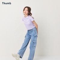 Op maat gemaakte dames crop top van zacht katoen, geribbeld, baby tee, slim fit, private label, groothandel, OEM fabrikant Thailand