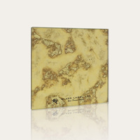 Miroir antique, panneaux personnalisés, textes artistiques peints, œuvre d'art en verre feuilleté, éclairage extérieur pour salle de bain, hôtel, escalier