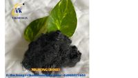 Fibre de polyester recyclée ignifuge noire à haute ténacité pour rembourrage de meubles, tapis, coussins et matelas