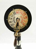 Haute qualité nautique en laiton navire télégraphe moteur ordre télégraphe Antique métal coulée en gros