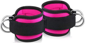 Sangles de cheville en cuir personnalisées pour la gym et le fitness, avec réglage par anneau en D, support pour machine à câble, attelle de pied rembourrée, protection professionnelle unisexe - Product Image 2