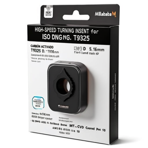 Plaquette de tournage haute vitesse pour ISO DNMG 150608E-SM T9325 D. 5,16 mm MT-CVD revêtue, lot de 10 - Product Image 2