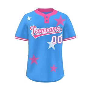 Vente en gros d'usine d'uniformes de jeunes de baseball pour hommes avec impression personnalisée maillot de baseball en maille à manches courtes pour hommes - Product Image 4