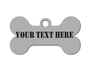 Stainless Steel Kinky <b>Tags</b> <b>Dog</b> and Slave <b>Tag</b> - Product Image 2