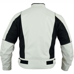 Blouson de moto en cuir pour hommes vente en gros de vestes en cuir pour hommes fabriquées en usine à bas prix - Product Image 4
